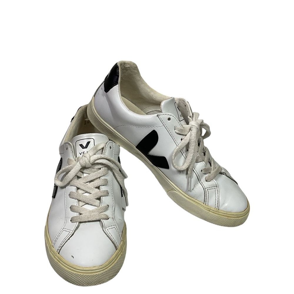 Vera ESPLAR LEATHER WHITE BLACK Sneakers size 7
